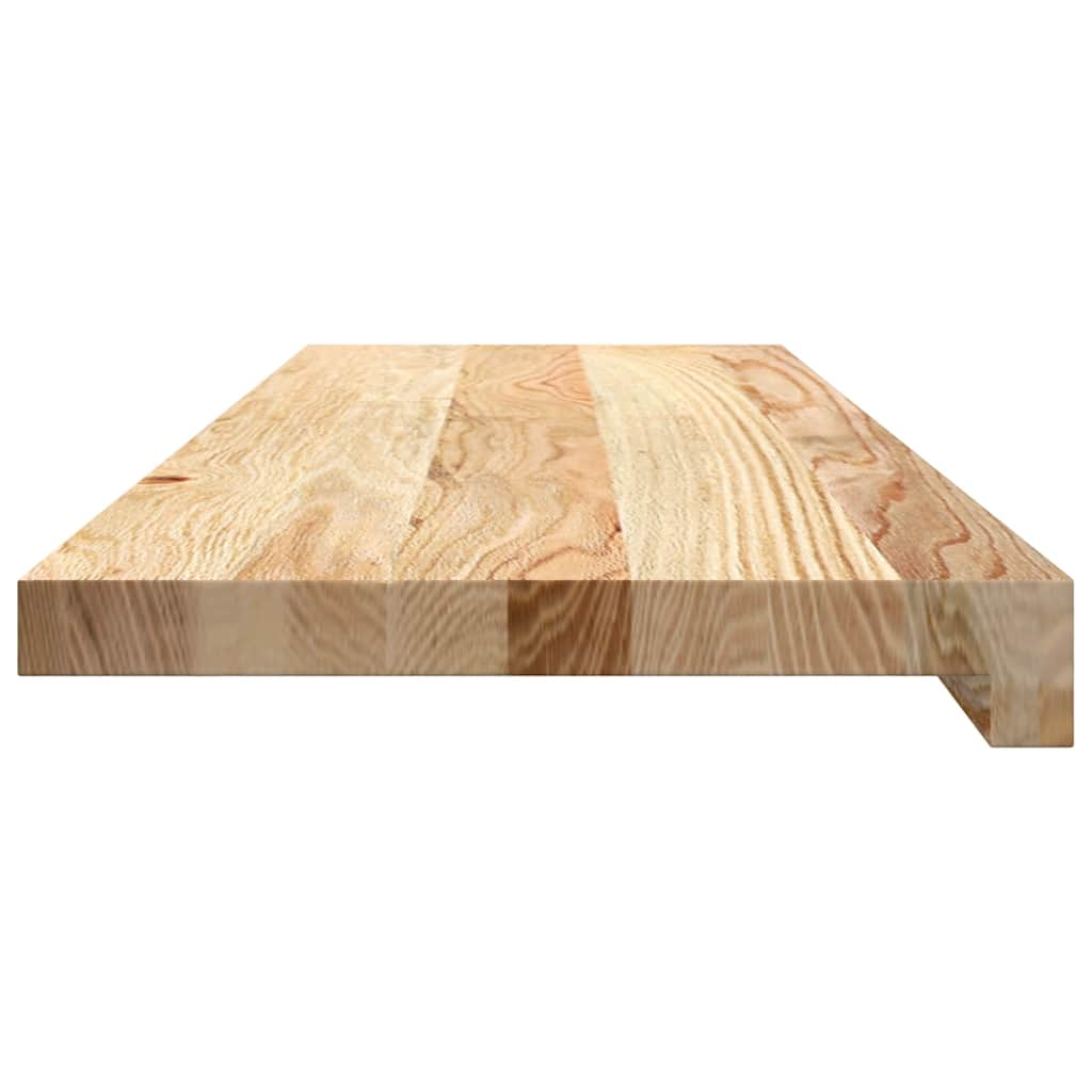 Traptreden 4 st 80x25x2 cm onbehandeld massief eikenhout