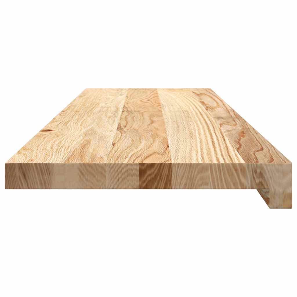 Traptreden 4 st 90x25x2 cm onbehandeld massief eikenhout