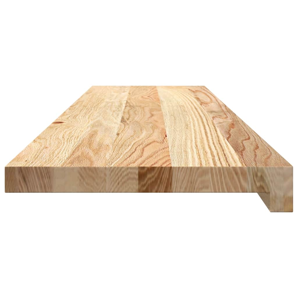 Traptreden 4 st 100x25x2 cm onbehandeld massief eikenhout