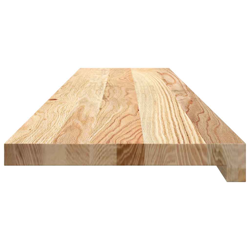 Traptreden 4 st 110x25x2 cm onbehandeld massief eikenhout