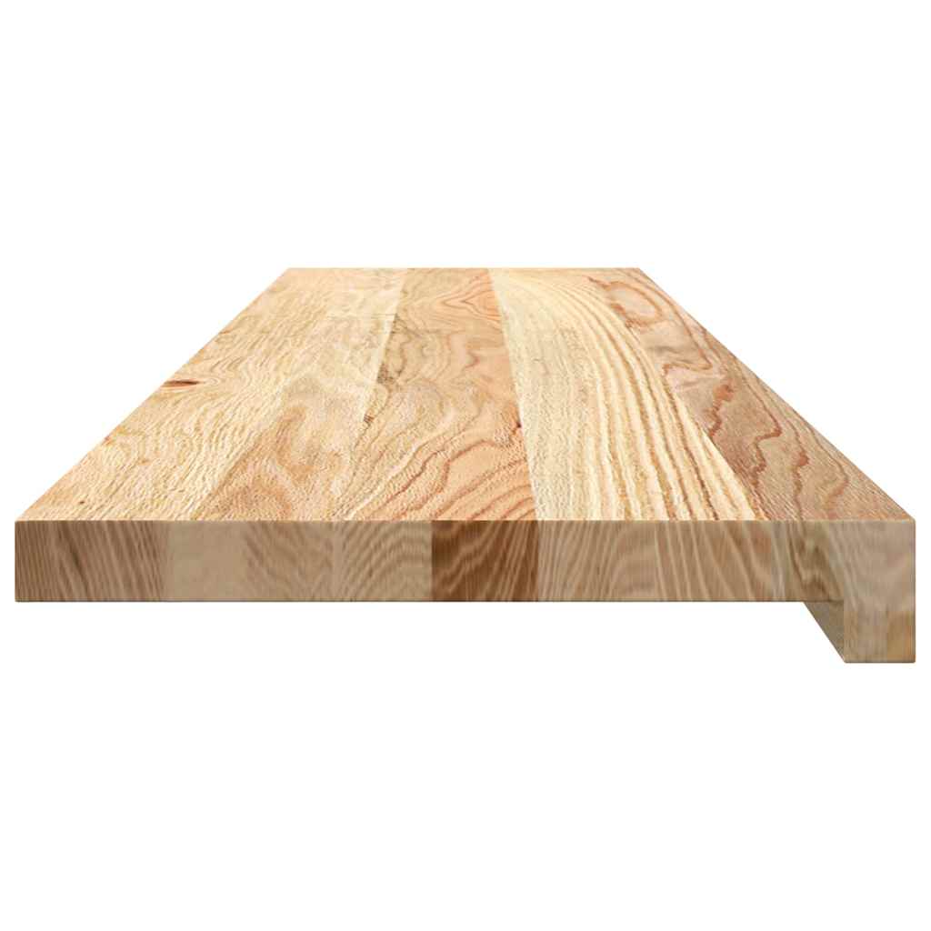 Traptreden 8 st 100x25x2 cm onbehandeld massief eikenhout