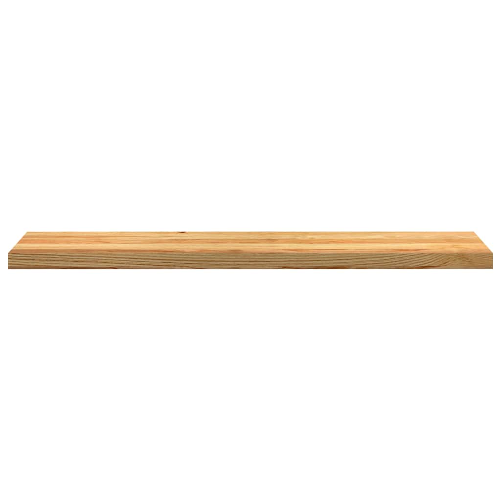 Traptreden 8 st 120x25x2 cm massief eikenhout lichtbruin