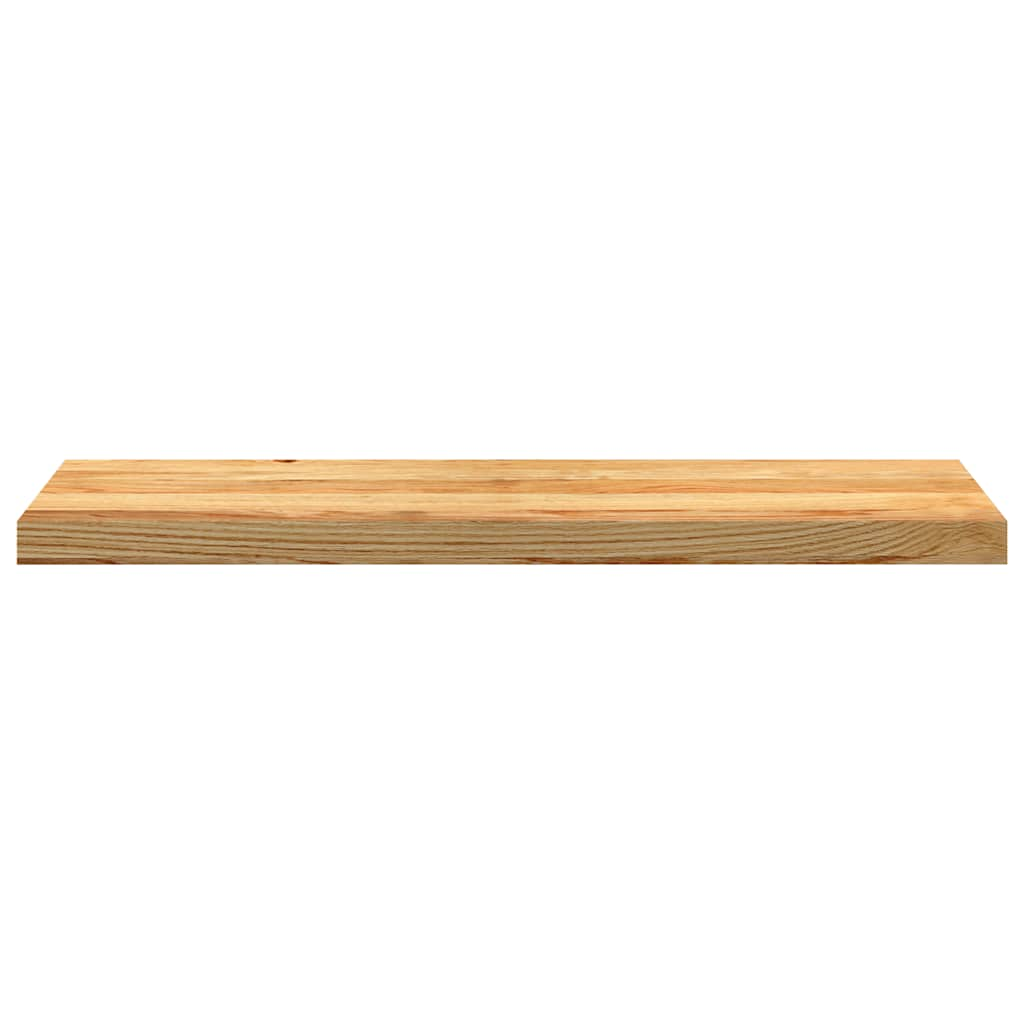 Traptreden 8 st 90x30x2 cm massief eikenhout lichtbruin