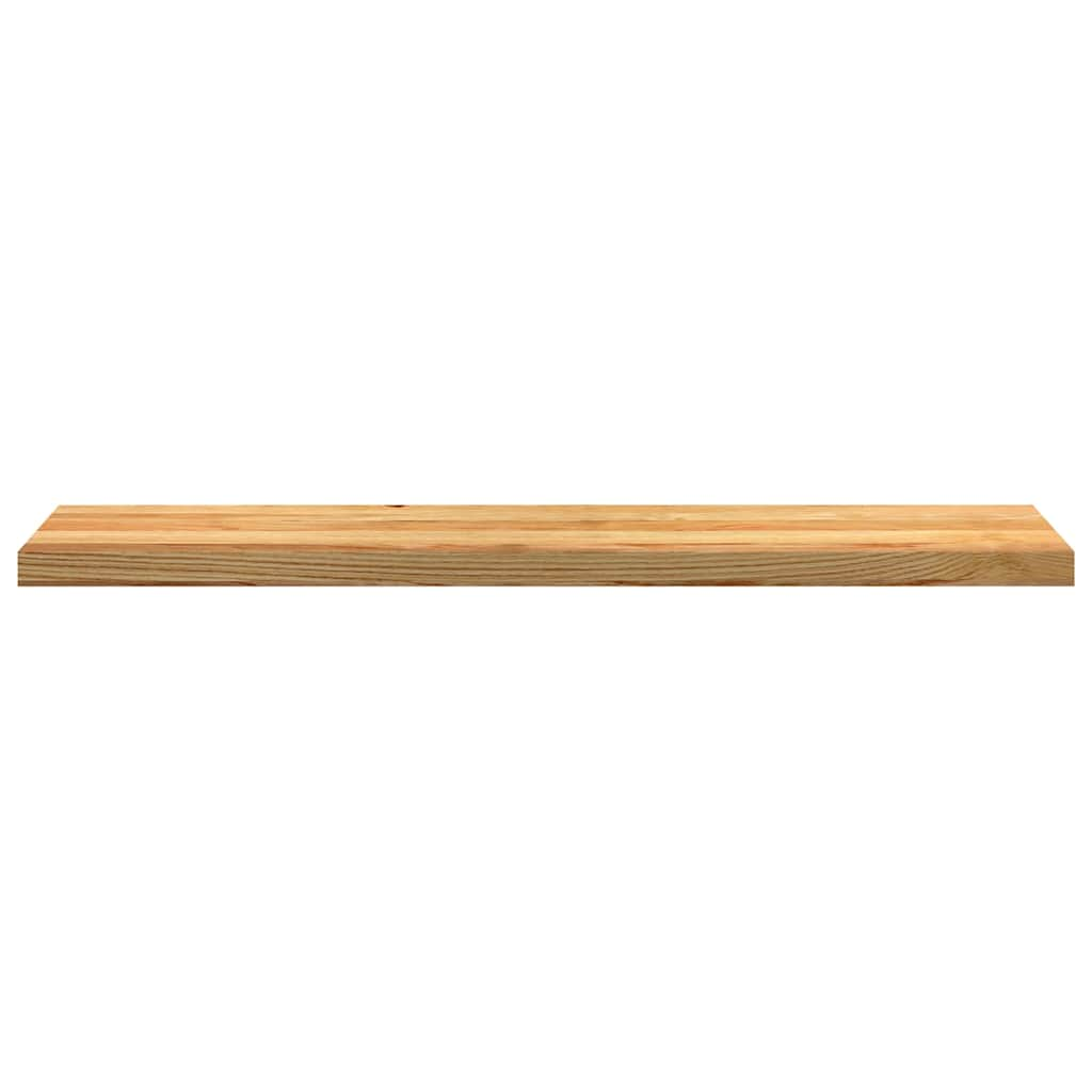 Traptreden 8 st 120x30x2 cm massief eikenhout lichtbruin