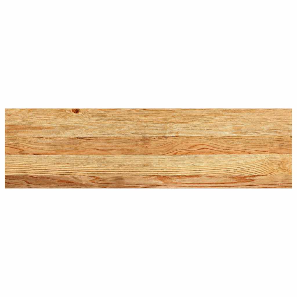 Traptreden 12 st 90x25x2 cm massief eikenhout lichtbruin