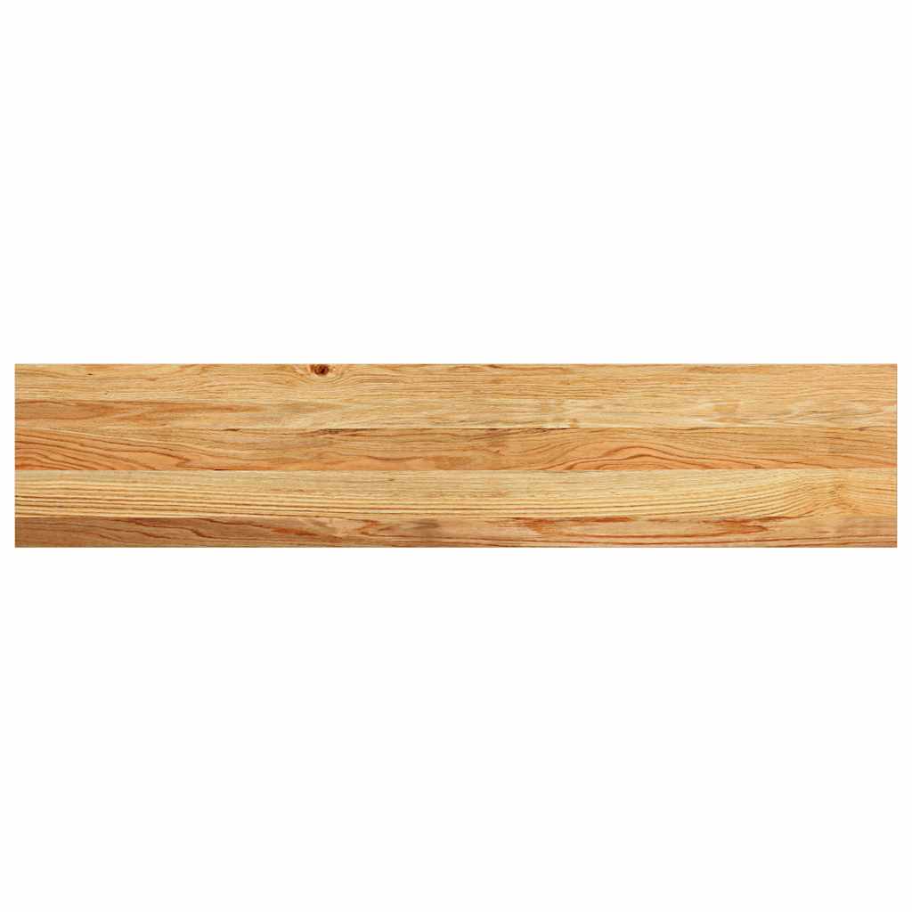 Traptreden 12 st 120x30x2 cm massief eikenhout lichtbruin