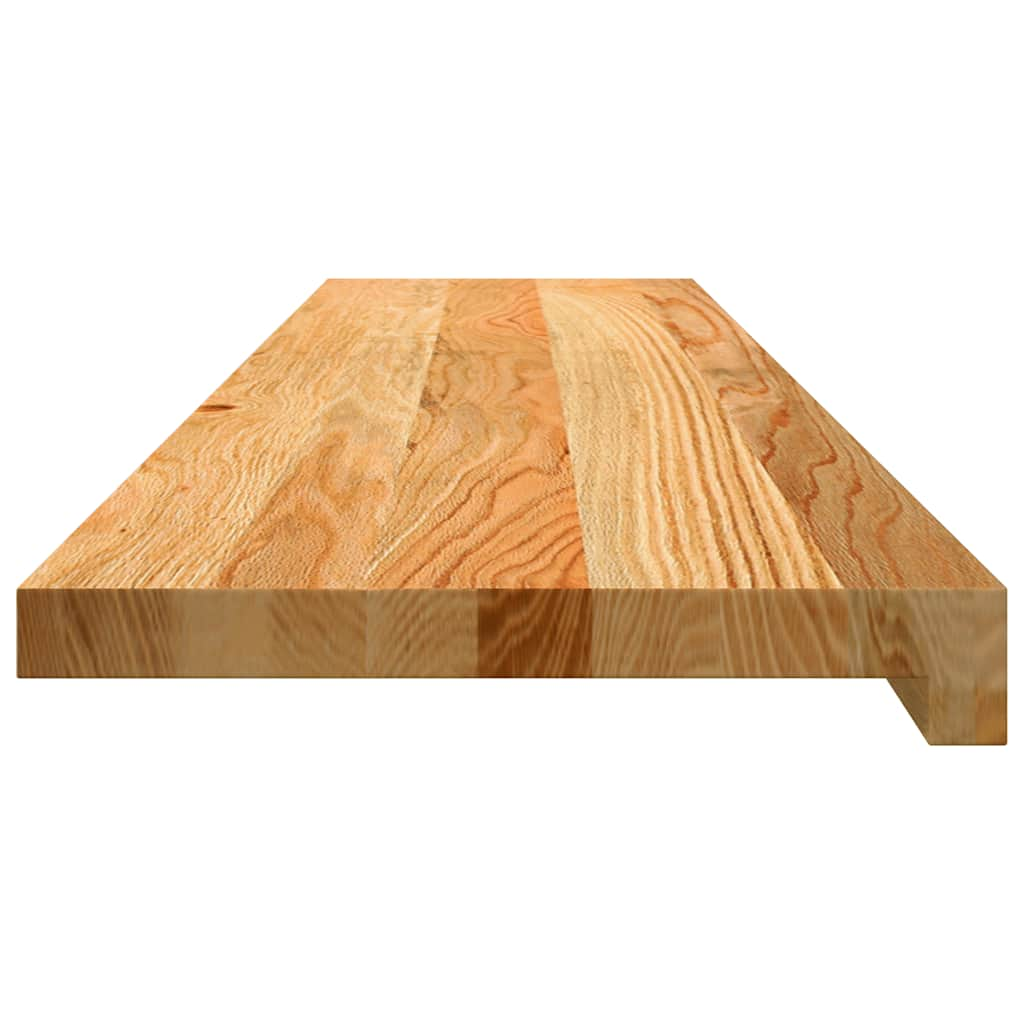 Traptreden 20 st 110x25x2 cm massief eikenhout lichtbruin