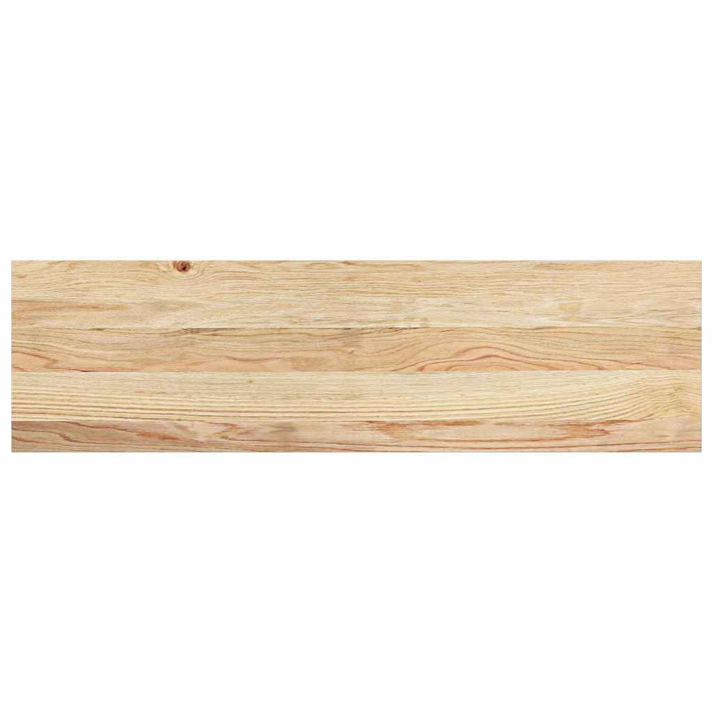 Traptreden 2 st 90x25x2 cm onbehandeld massief eikenhout