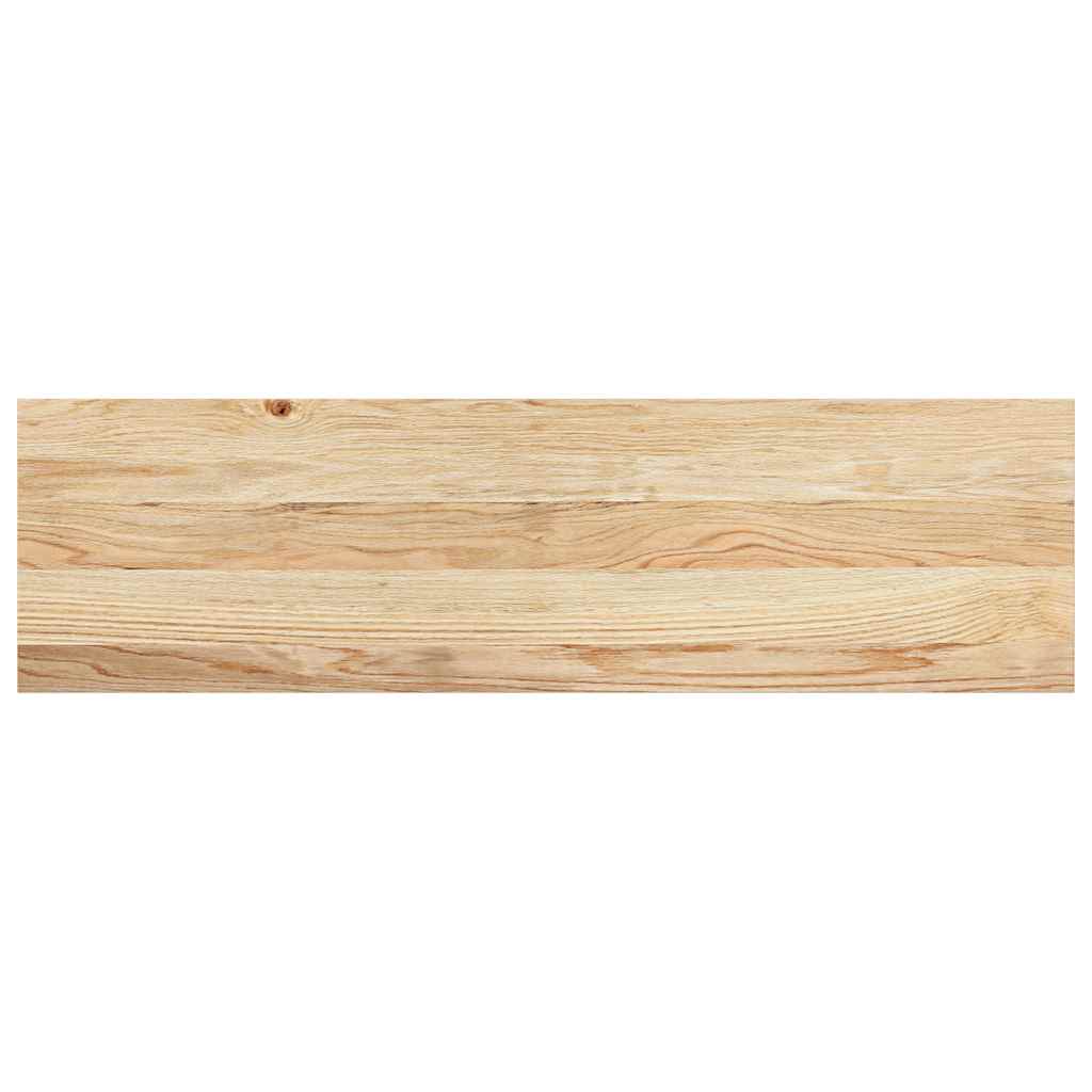 Traptreden 2 st 90x30x2 cm onbehandeld massief eikenhout