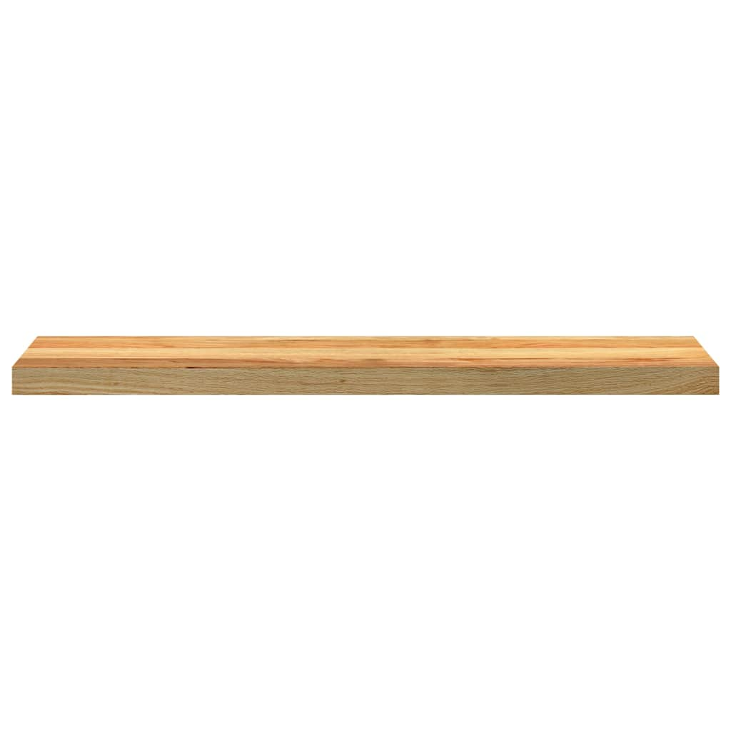 Vensterbanken 2 st 100x20x2 cm massief eikenhout lichtbruin