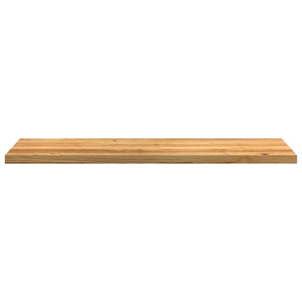 Vensterbanken 2 st 140x40x2 cm massief eikenhout lichtbruin