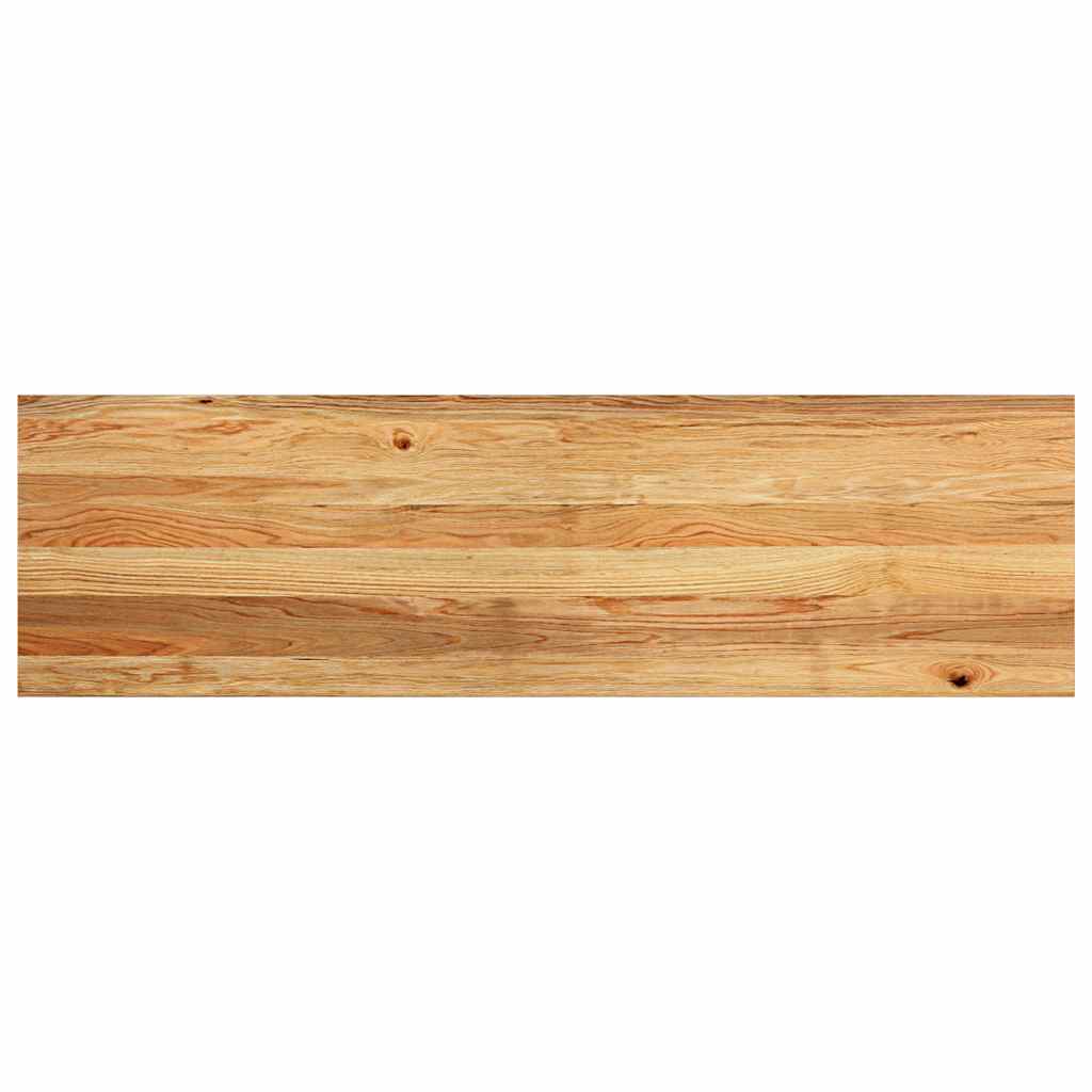 Vensterbanken 2 st 140x40x2 cm massief eikenhout lichtbruin