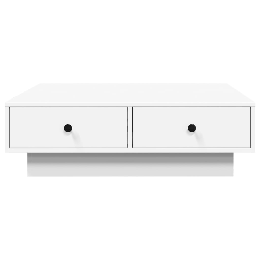 Salontafel 90x90x28 cm spaanplaat wit