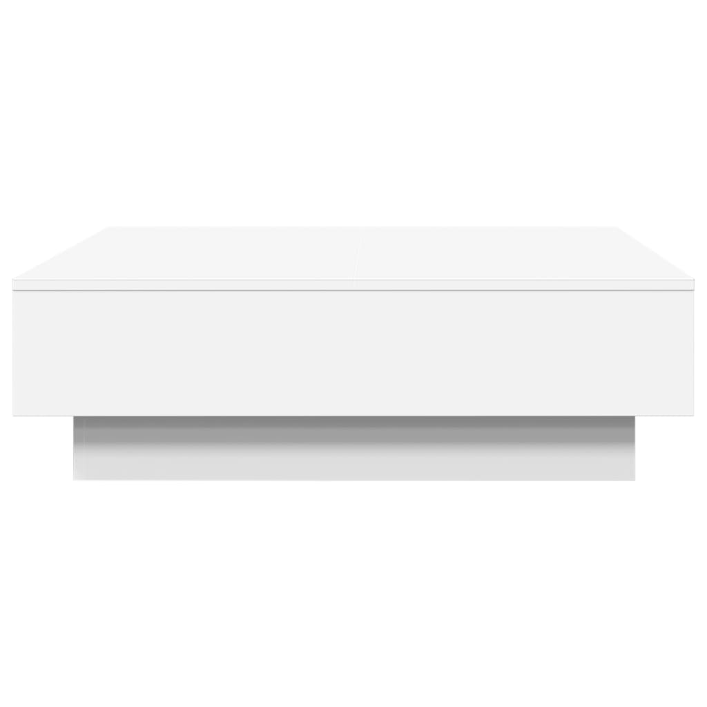 Salontafel 90x90x28 cm spaanplaat wit