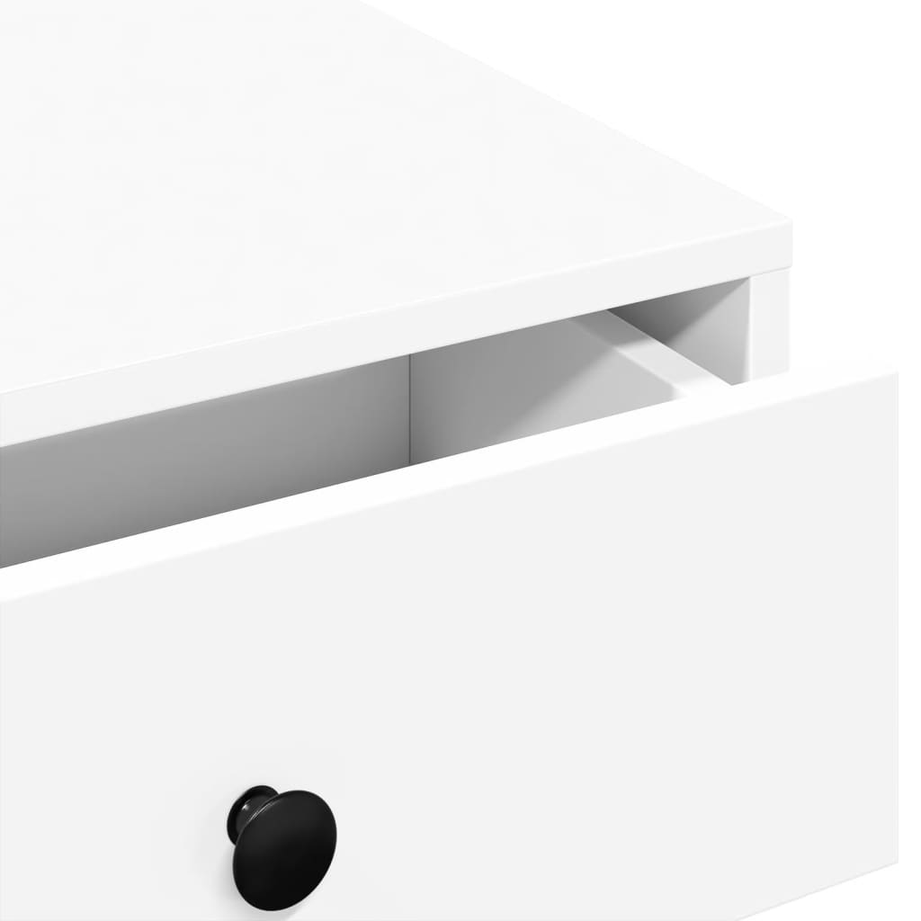 Salontafel 90x90x28 cm spaanplaat wit