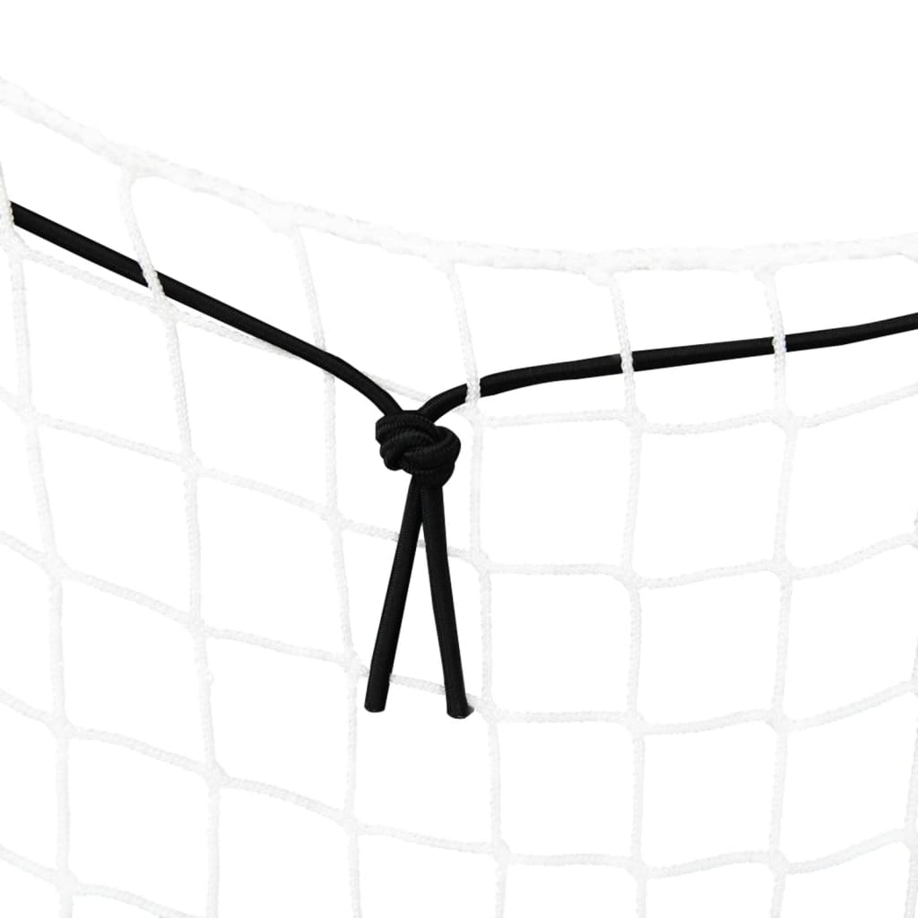 Aanhangwagennet elastisch touw 4,5x2,5 m polypropeen wit