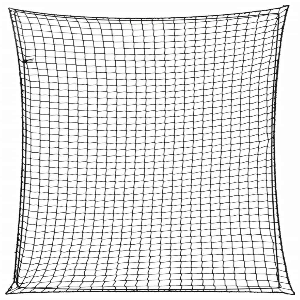 Aanhangwagennet elastisch touw 4x4 m polypropeen zwart