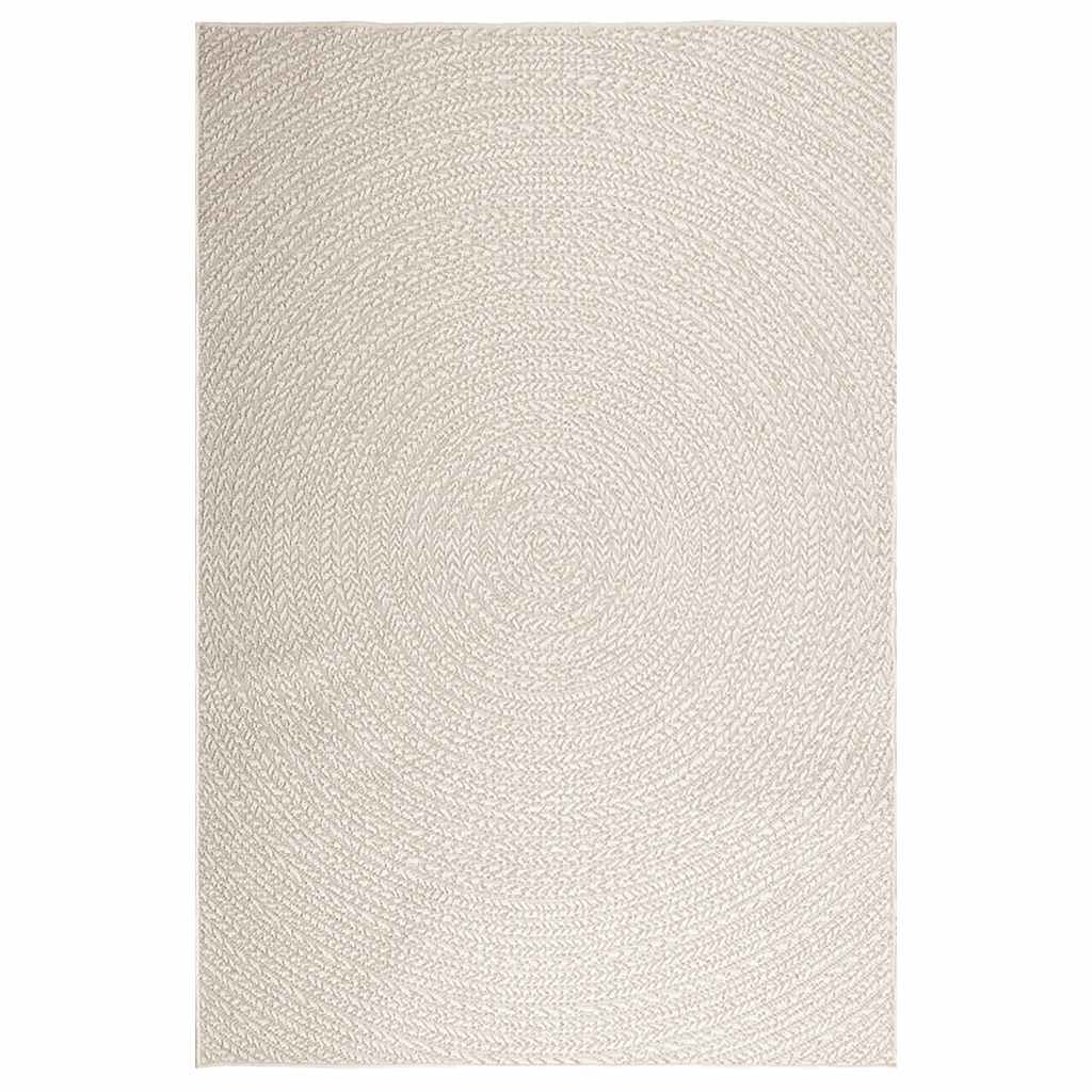 Vloerkleed ZIZUR room binnen en buiten 160x230 cm jute look