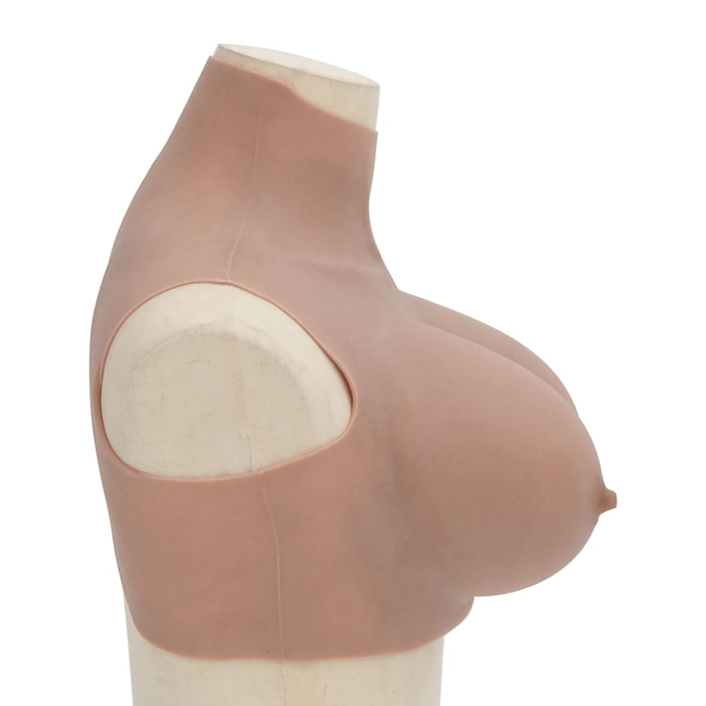 Borstprothese voor travestieten H-cup silicone tan