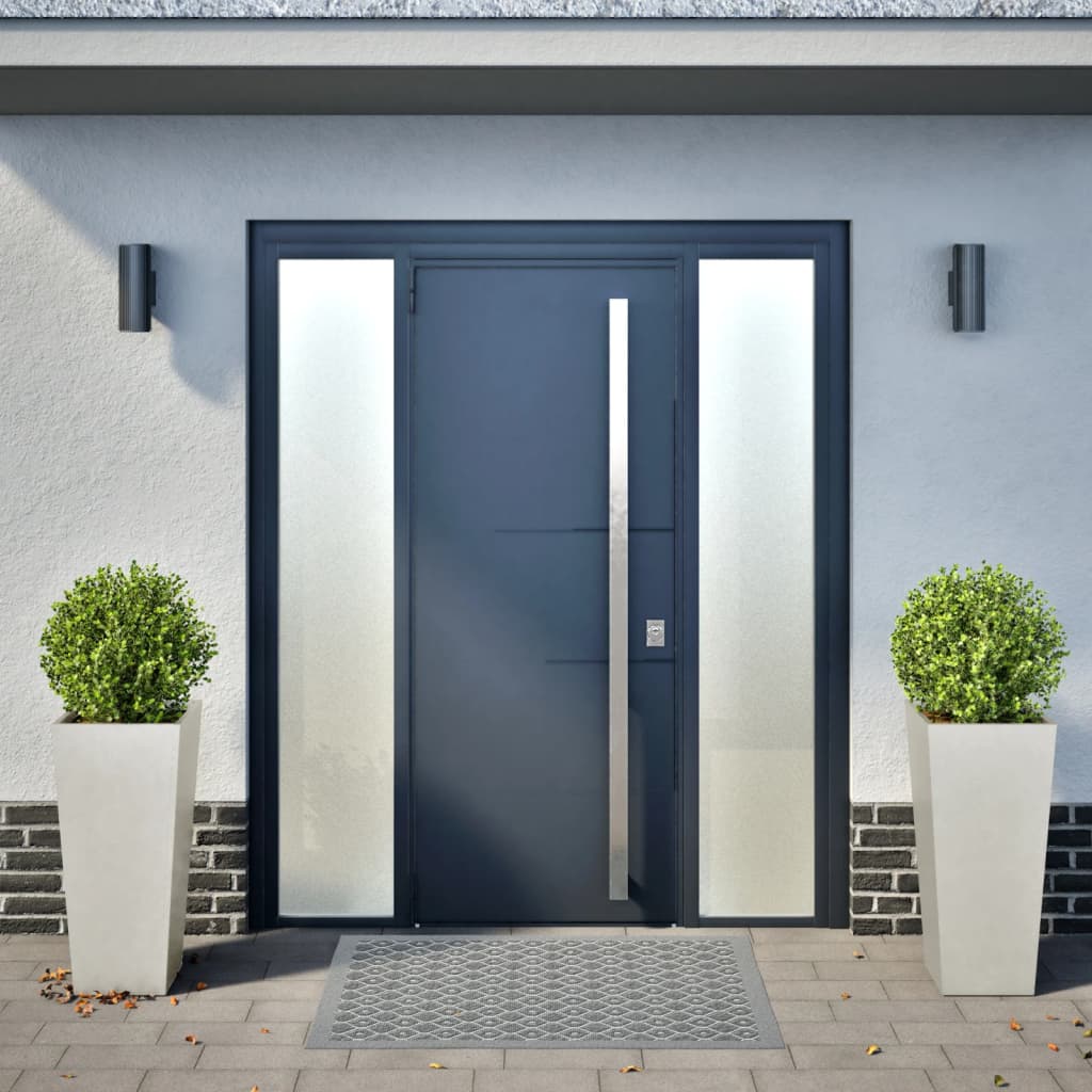 Plantenbakken Roestvrij Staal 2 35 x 35 x 75 cm Roestvrij staal/Lichtgrijs