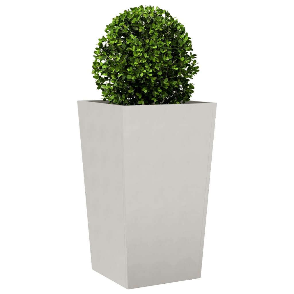 Plantenbakken 2 st 45x45x75 cm roestvrij staal