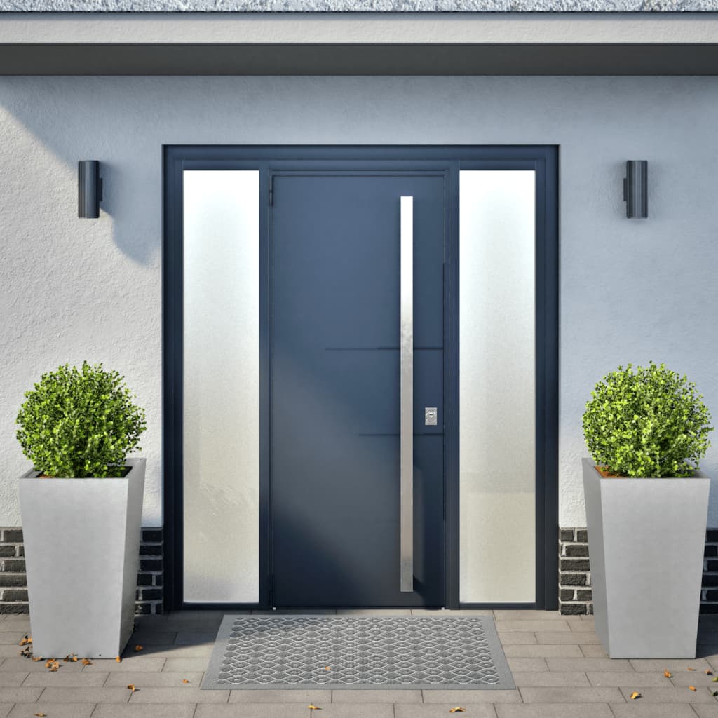 Plantenbakken Gegalvaniseerd Staal 2 45 x 45 x 75 cm Gegalvaniseerd staal/Grijs