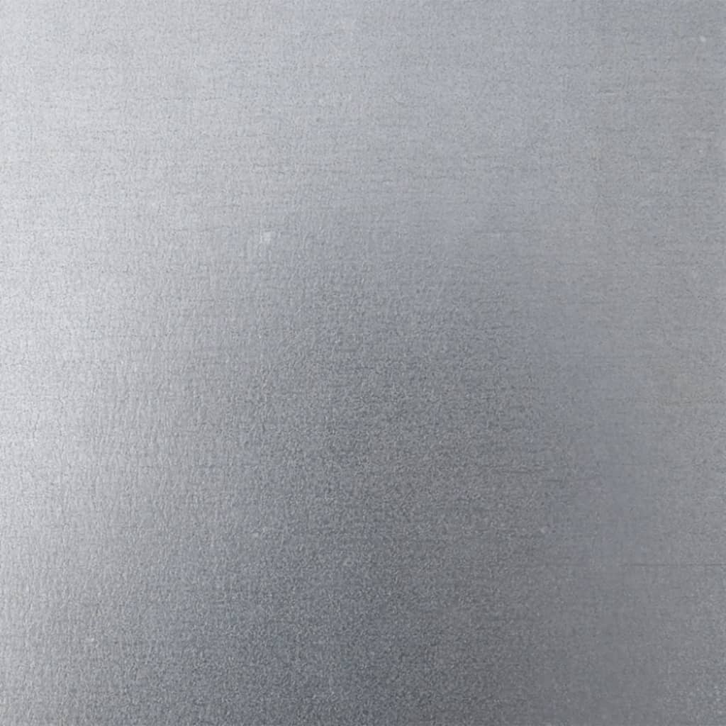 Plantenbakken Gegalvaniseerd Staal 2 45 x 45 x 75 cm Gegalvaniseerd staal/Grijs