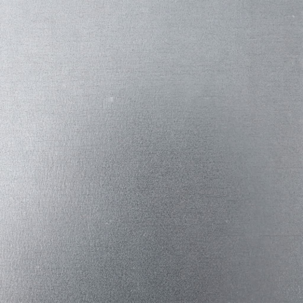 Plantenbakken Driehoek Gegalvaniseerd Staal 2 50 x 43 x 75 cm Gegalvaniseerd staal/Grijs