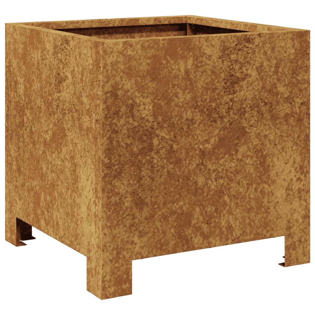 Plantenbakken Weervast Staal 2 30 x 30 x 30 cm Cortenstaal/Bruin