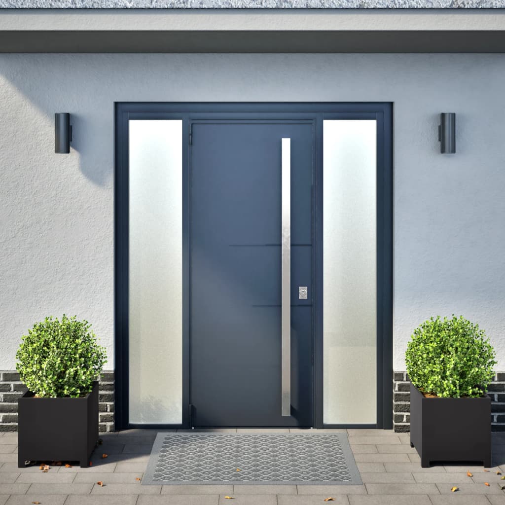 Plantenbakken Staal Zwart 2 40 x 40 x 40 cm Staal/Zwart