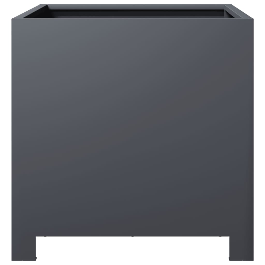 Plantenbakken Staal Antracietkleurig 2 40 x 40 x 40 cm Staal/Antracietkleurig