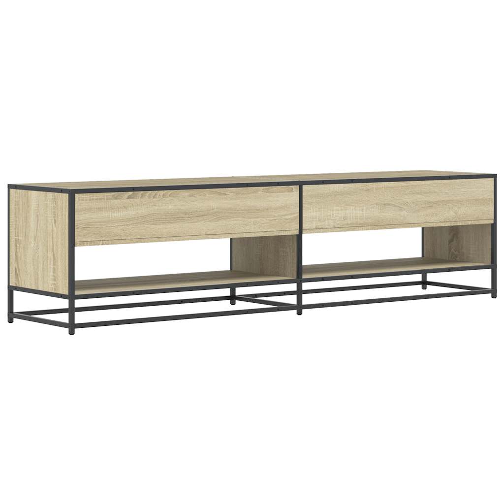 Tv-meubel 180,5x40x46 cm bewerkt hout sonoma eikenkleurig