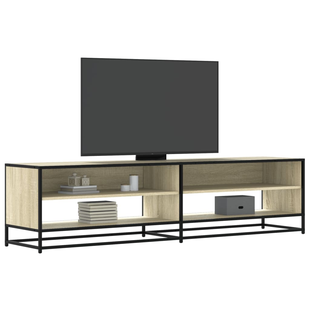 Tv-meubel 180,5x40x46 cm bewerkt hout sonoma eikenkleurig