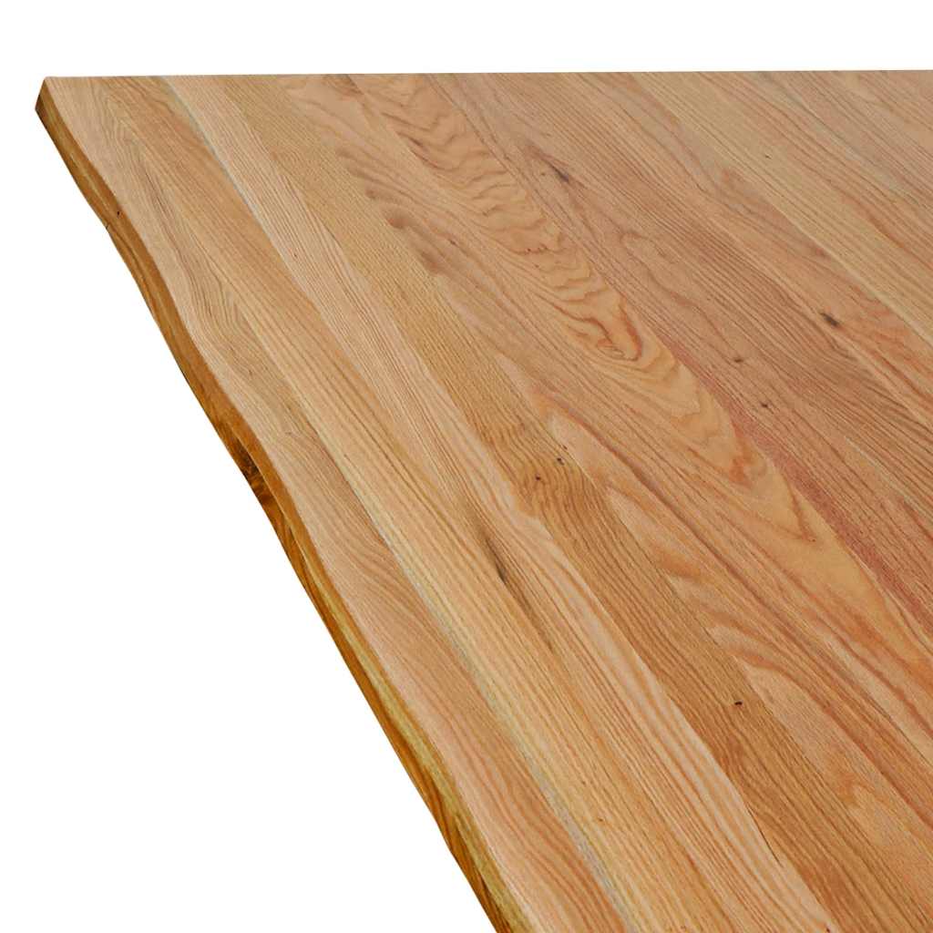 Eettafel rechthoekig 200x80x74 cm massief eikenhout lichtbruin