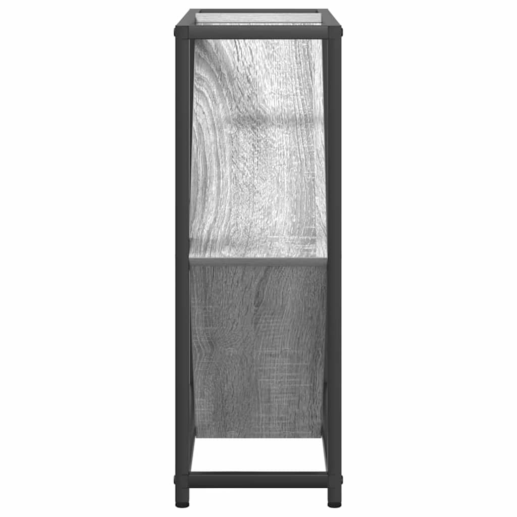 Wijnrek Grijs 51 x 18 x 52.5 cm Bewerkt hout