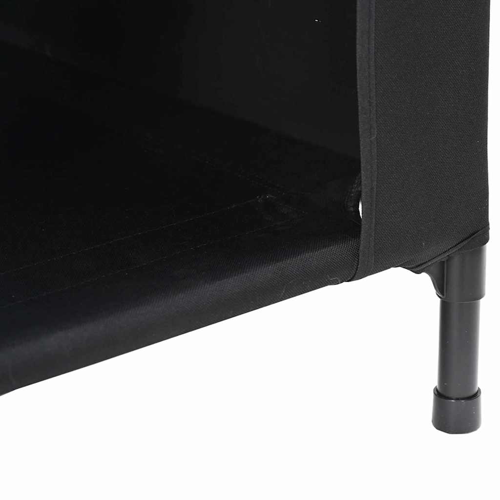 Hondenhuis Zwart 110 x 75 x 107.5 cm Oxford Stof en Staal