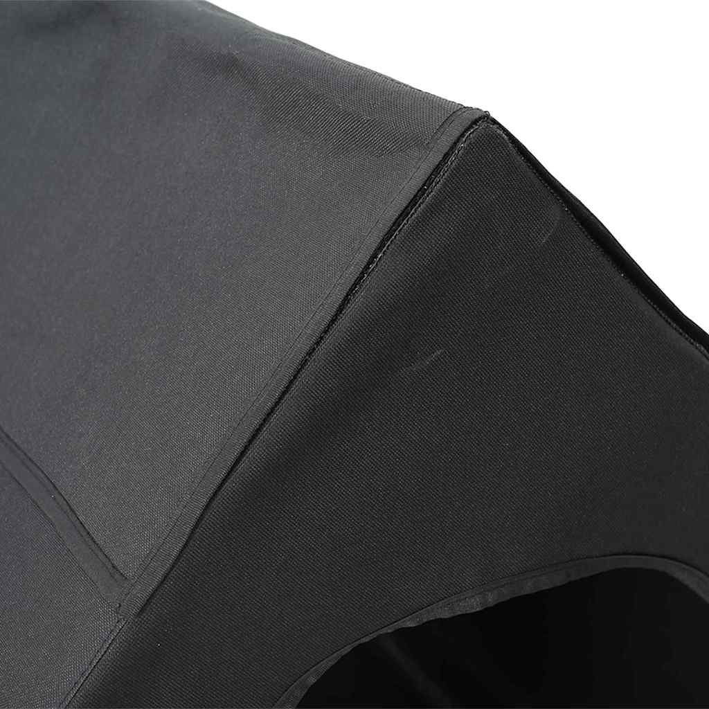 Hondenhuis Zwart 110 x 75 x 107.5 cm Oxford Stof en Staal