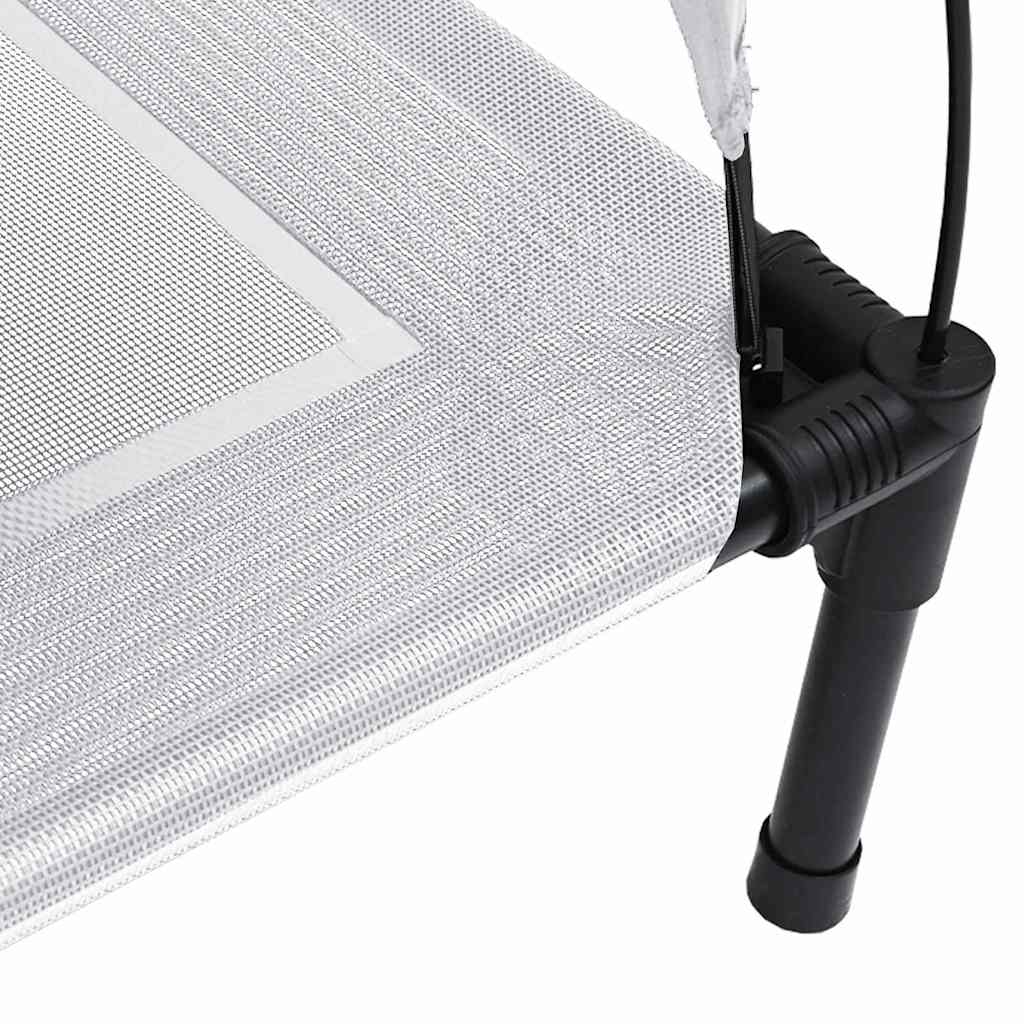 Hondenbed Zilvergrijs s Staal