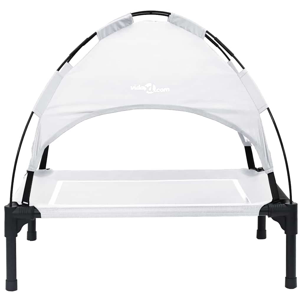 Hondenbed Zilvergrijs s Staal