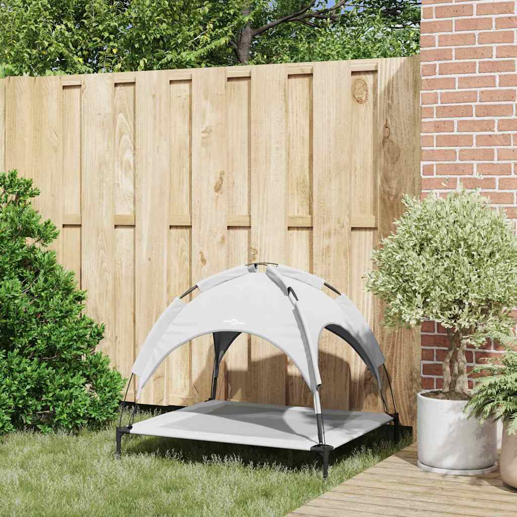 Hondenbed Zilvergrijs l Staal