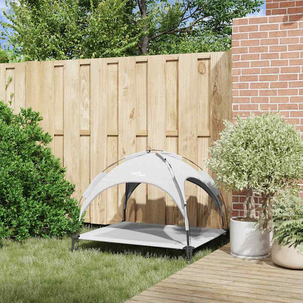 Hondenbed Zilvergrijs xl Staal