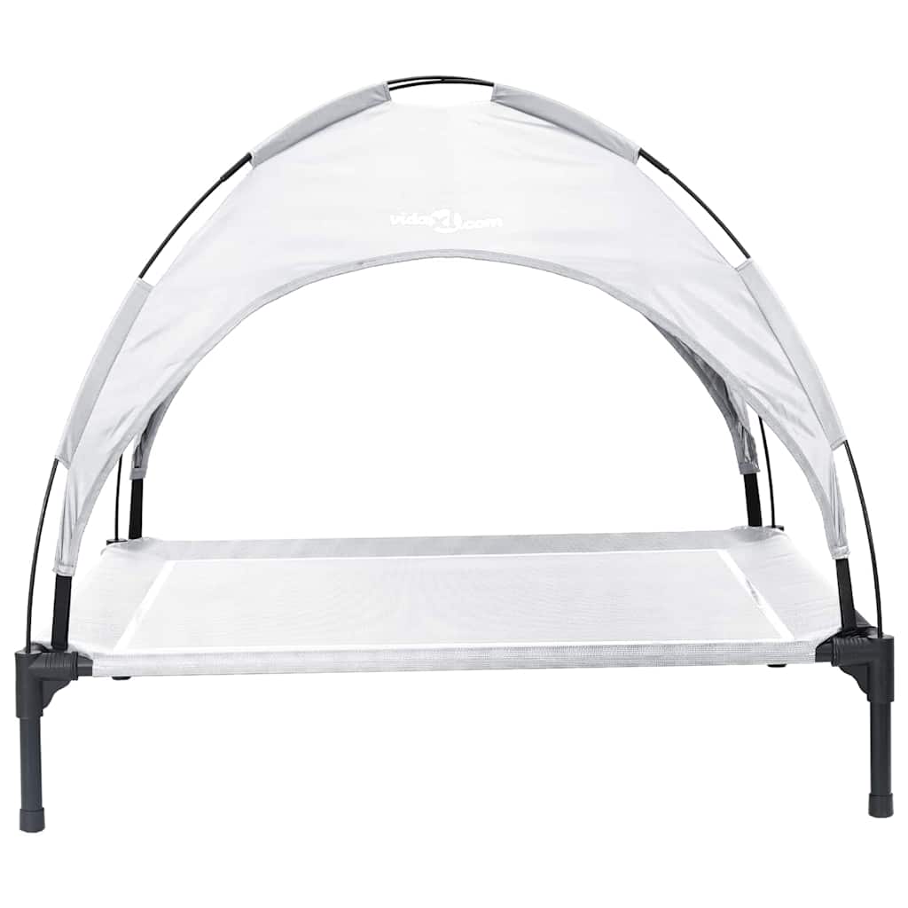 Hondenbed Zilvergrijs xl Staal