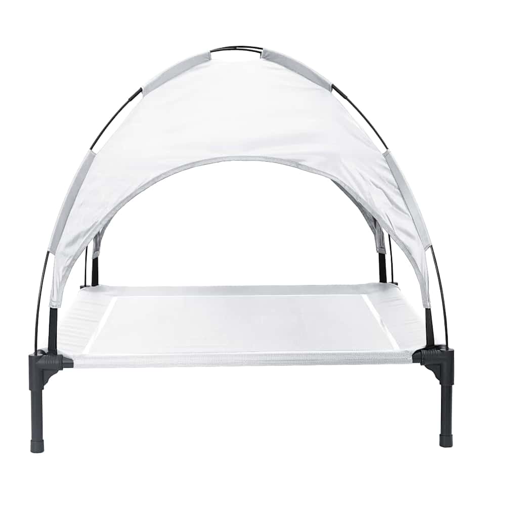 Hondenbed Zilvergrijs xl Staal