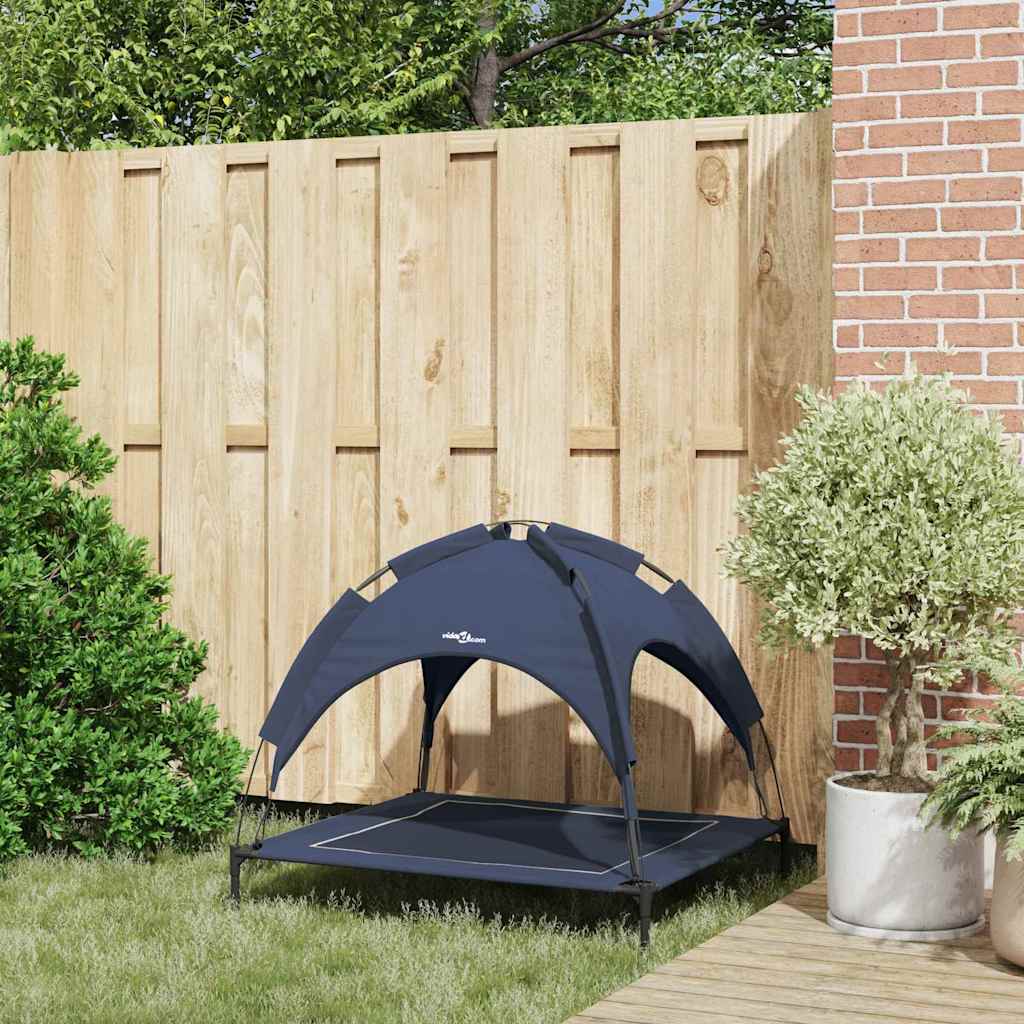 Hondenbed Marineblauw l Staal