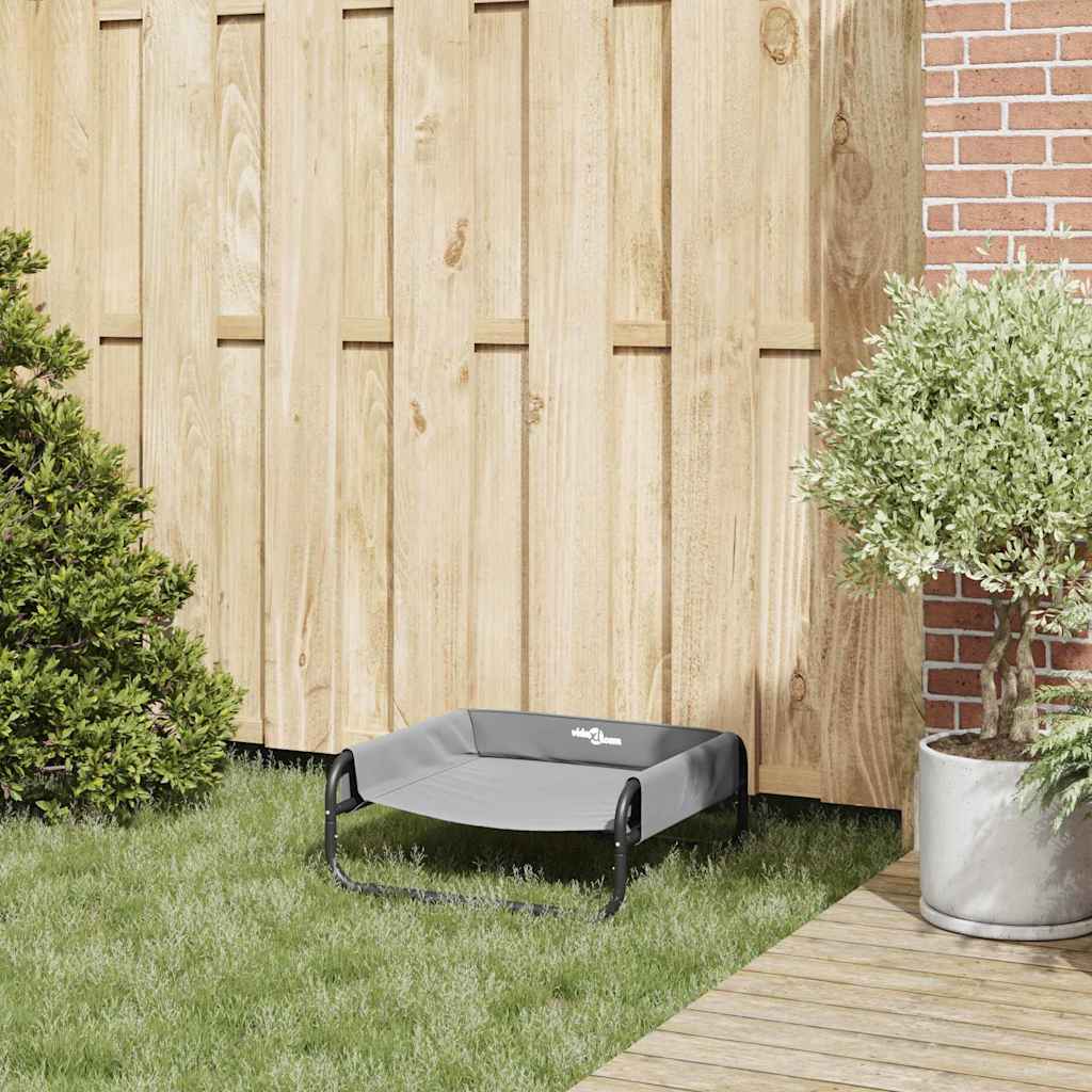 Hondenbed Lichtgrijs s Oxford Stof en Staal