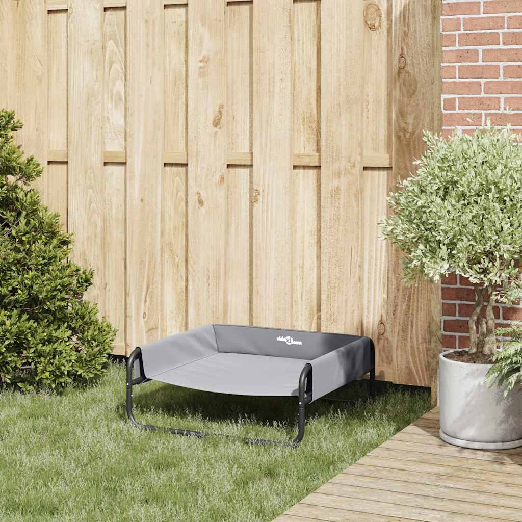 Hondenbed Lichtgrijs m Oxford Stof en Staal