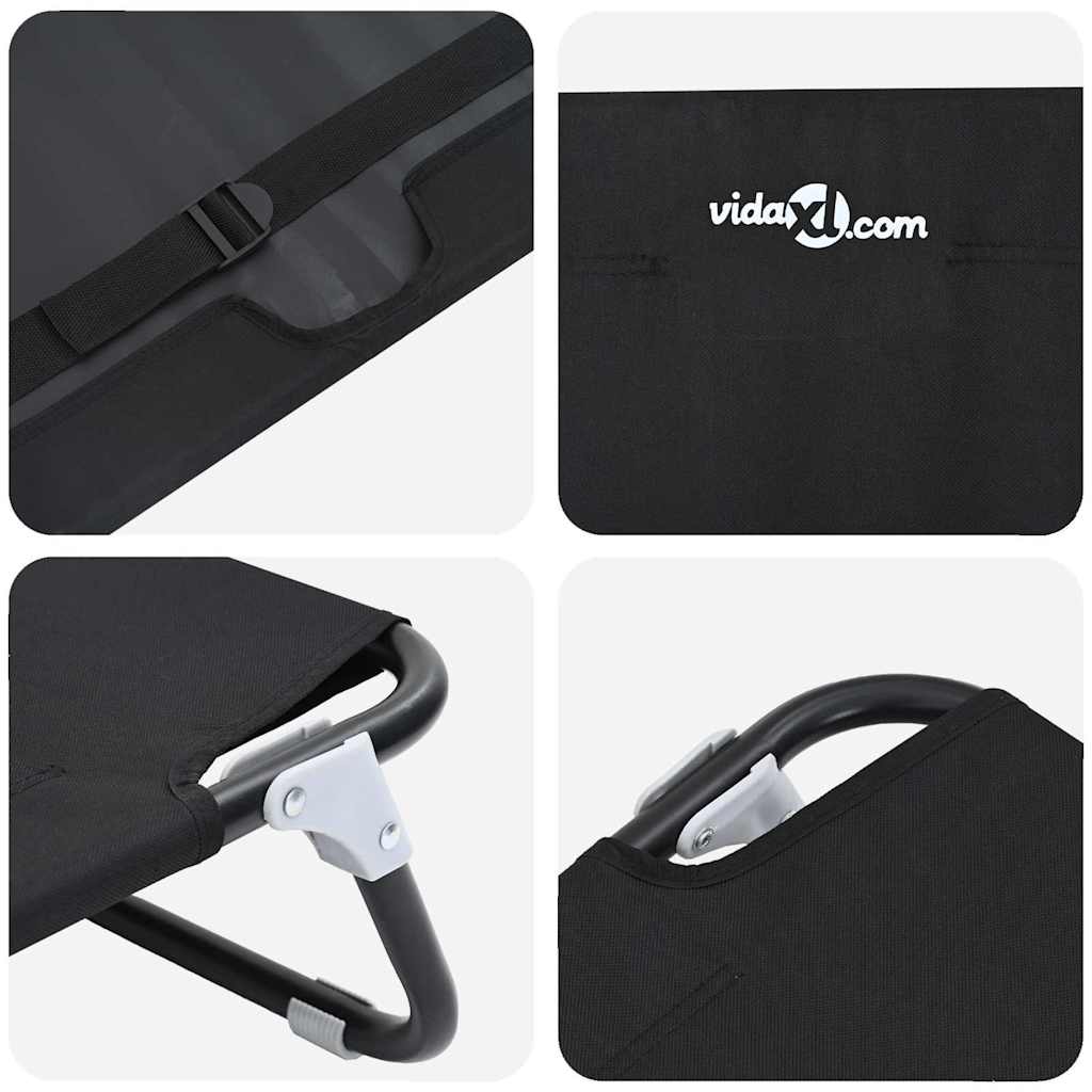 Hondenbed Zwart ML Oxford Stof en Staal