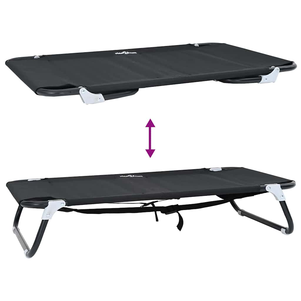 Hondenbed Zwart ML Oxford Stof en Staal