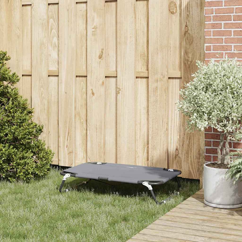 Hondenbed Lichtgrijs m Oxford Stof en Staal