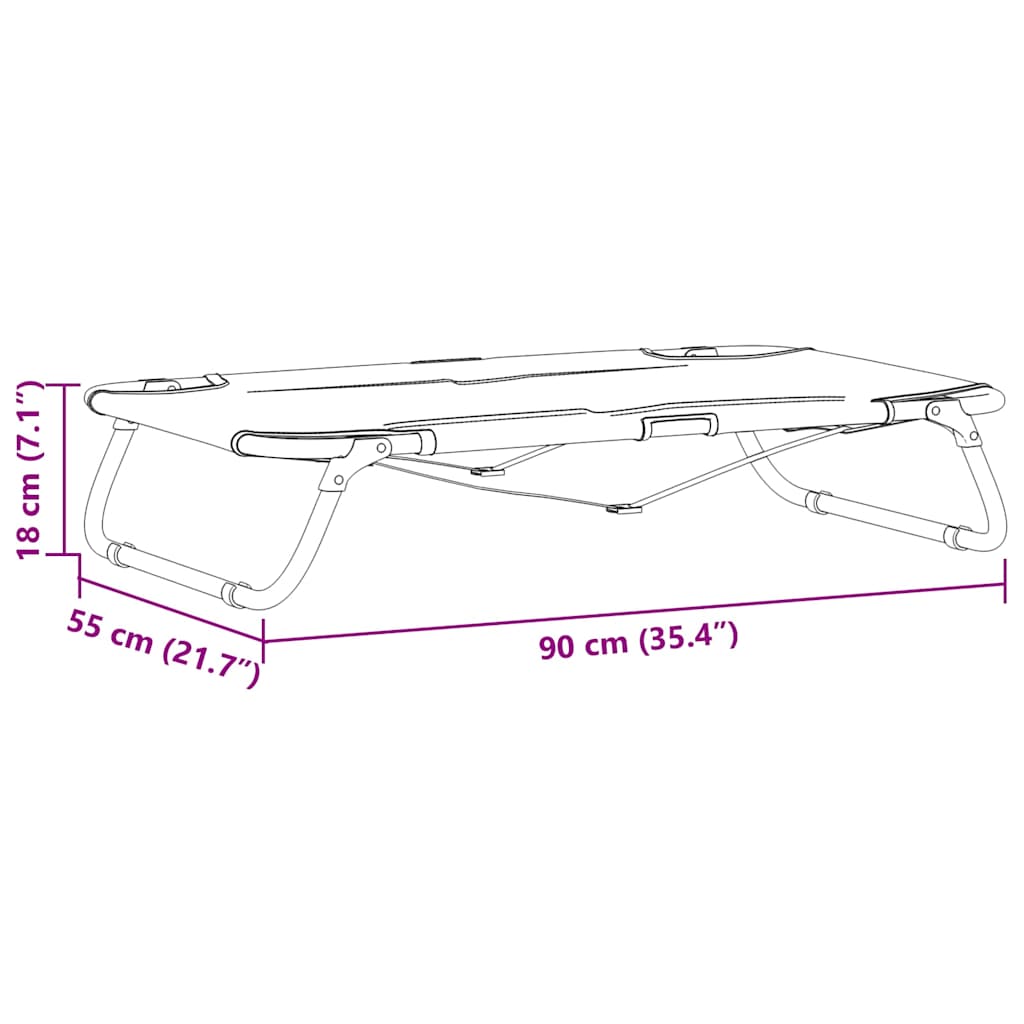 Hondenbed Lichtgrijs 90 x 55 x 18 cm Oxford Stof en Staal